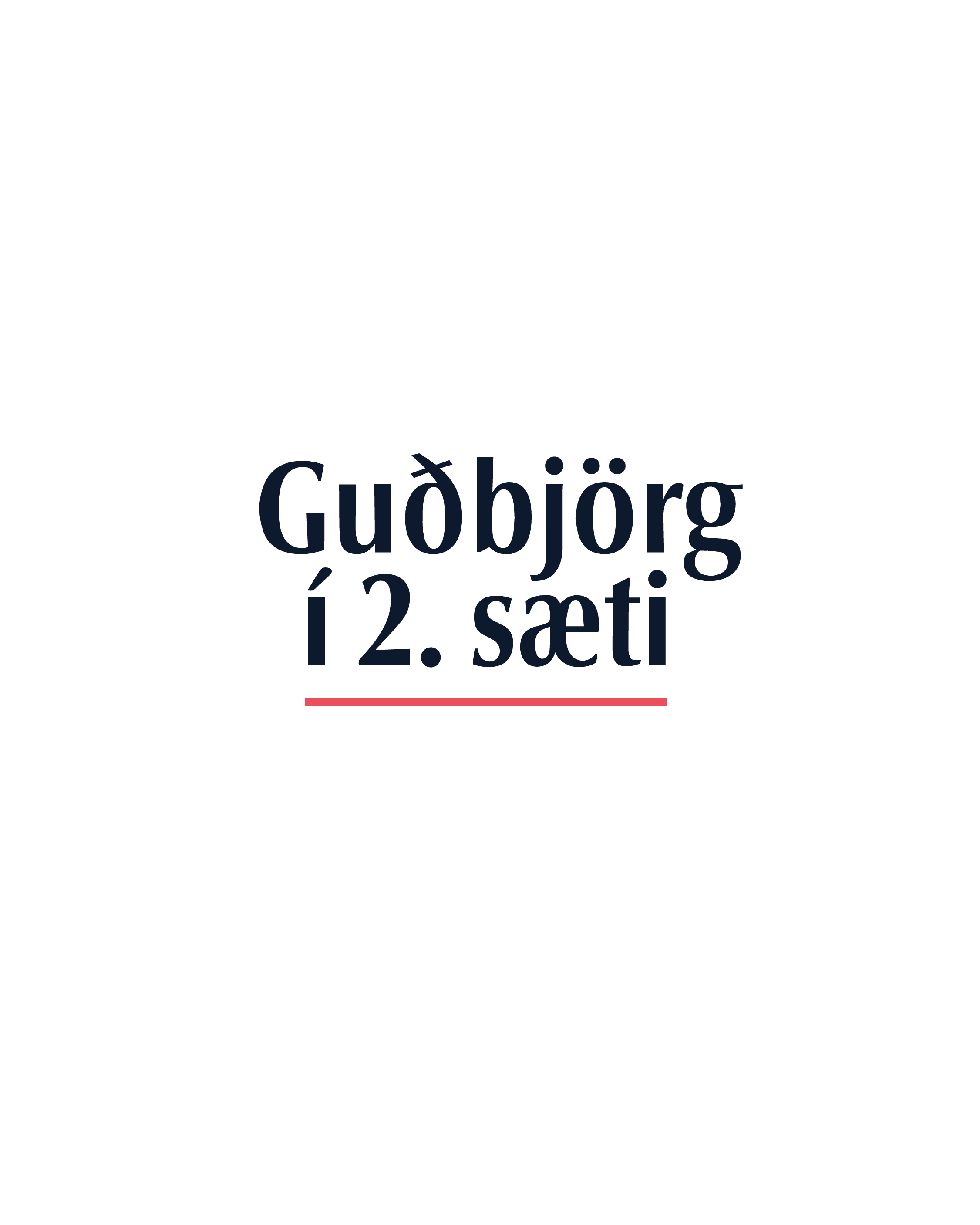 Guðbjörg í 2. sæti